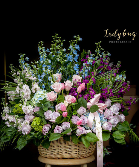 Pastel Sympathy Basket