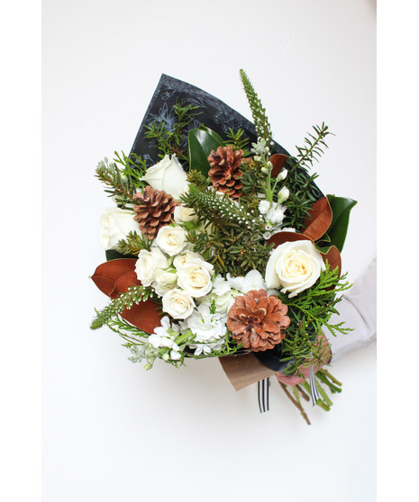 Christmas Tree Farm Flower Bouquet