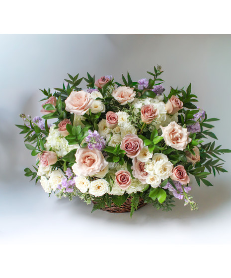 Blush & Lavender Sympathy Basket