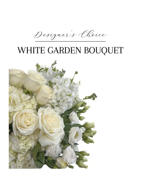 Designer's Choice - White Garden Bouquet